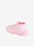 Zapatillas de casa con cremallera para bebé niña, fabricadas en Francia ROSA CLARO ESTAMPADO 