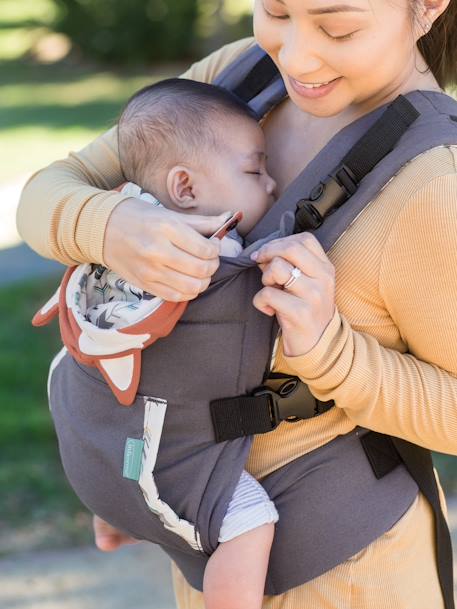 Portabebés Cuddle up INFANTINO gris+NARANJA OSCURO BICOLOR/MULTICO 