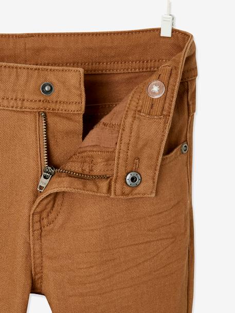 Pantalón slim MorphologiK 'waterless' para niño, con ancho de caderas fuerte BEIGE MEDIO LISO CON MOTIVOS+BEIGE OSCURO LISO CON MOTIVOS 