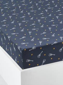 Textil Hogar y Decoración-Ropa de cama niños-Sábanas bajeras ajustables-Sábana bajera infantil ROCK STAR