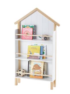 Ambientes Niños- Mi cabaña-Habitación y Organización-Almacenaje-Expositor de libros Junto al Mar