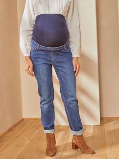 Riñonera de denim con bordado para niña azul jeans - Vertbaudet
