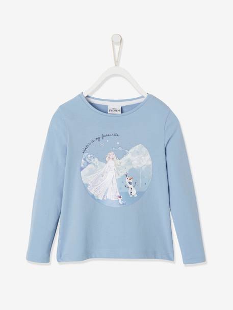 Camiseta de manga larga Disney® Frozen AZUL MEDIO LISO CON MOTIVOS 