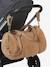 Bolso cambiador Baby Roll de peluche BEIGE CLARO LISO 