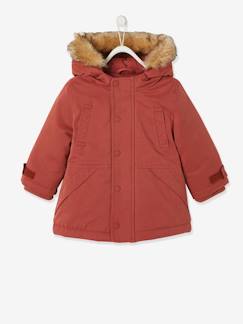 -Parka con capucha para bebé niña