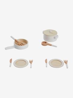 Juguetes-Juegos de imitación-Cocinitas y accesorios de cocinas-Conjunto de utensilios de madera FSC®