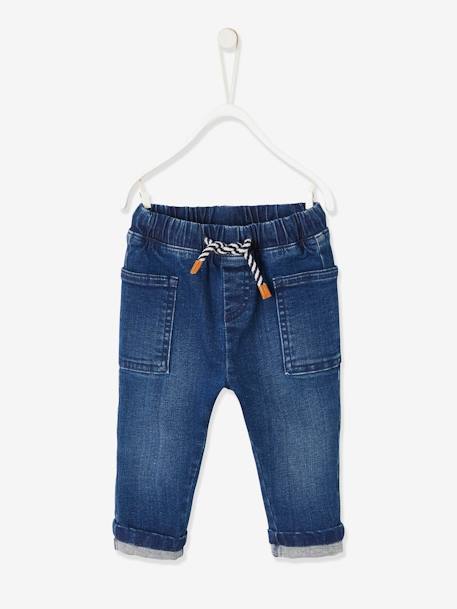 Pantalón de denim con cintura elástica, para bebé