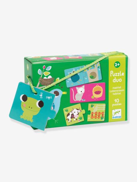 Puzzle Duo Habitat - DJECO multicolor 