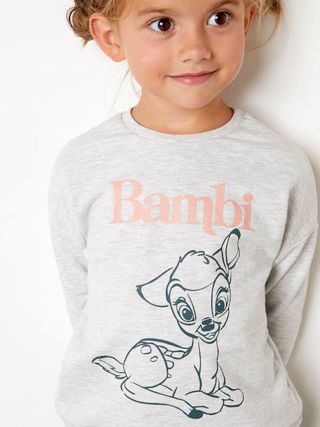 Sudadera Disney® Bambi GRIS MEDIO LISO CON MOTIVOS 