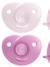 Lote de 2 chupetes para recién nacido Philips AVENT Soothie Corazón AZUL CLARO LISO+ROSA CLARO LISO 