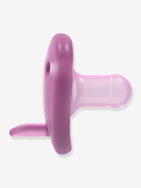 Lote de 2 chupetes para recién nacido Philips AVENT Soothie Corazón AZUL CLARO LISO+ROSA CLARO LISO 