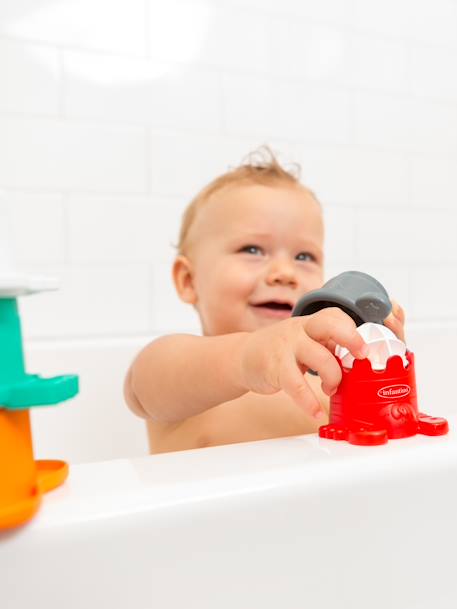 Estuche de baño con 3 juguetes - INFANTINO multicolor 