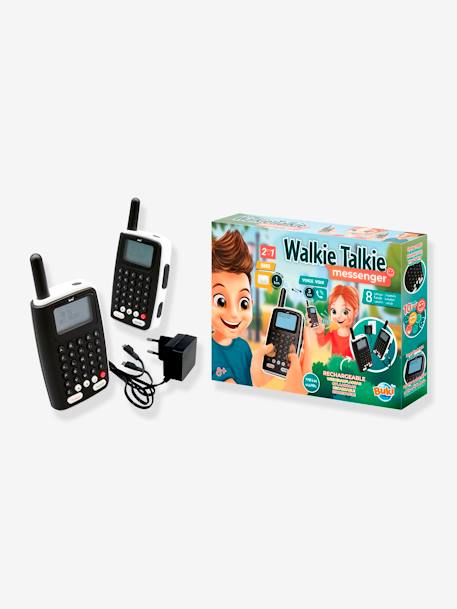 Walkie Talkie Messenger - BUKI GRIS OSCURO LISO CON MOTIVOS 