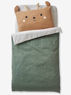 -Funda de almohada bebé Cervatillo Green Forest