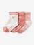 Pack de 3 pares de calcetines Corazón para bebé niña ROSA CLARO BICOLOR/MULTICOLOR 