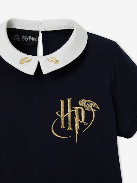 Vestido Harry Potter® para niña AZUL OSCURO LISO CON MOTIVOS 