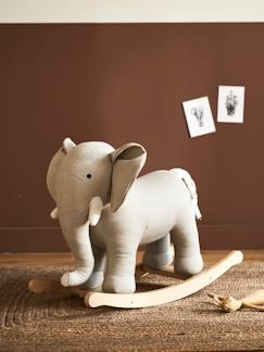 Juguetes-Elefante balancín de madera FSC®