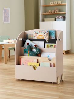 Habitación y Organización-Almacenaje-Muebles de almacenaje-Estantería para libros con ruedas Línea SCHOOL