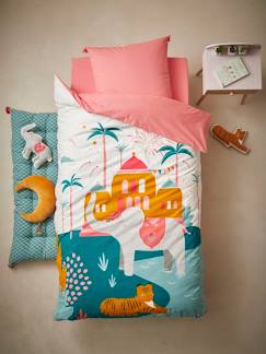 Textil Hogar y Decoración-Ropa de cama niños-Fundas nórdicas-Conjunto de funda nórdica + funda de almohada infantil Eden India