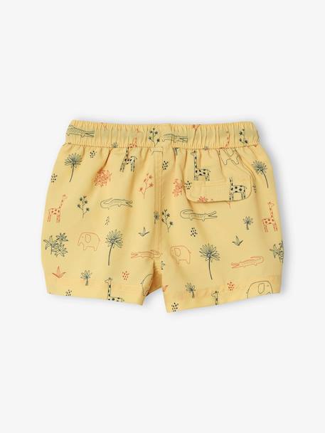 Bañador Selva para bebé niño AMARILLO CLARO ESTAMPADO 