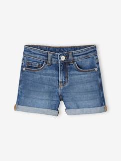 Niña-Shorts y bermudas-Short vaquero con vueltas, para niña