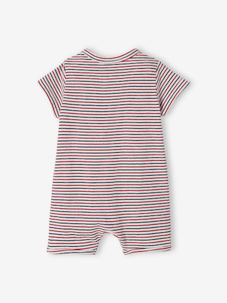 Pack de 2 pijamas mono short para bebé niño Oeko Tex® BLANCO CLARO BICOLOR/MULTICOLO 