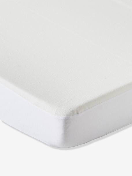 Funda protectora de felpa, de algodón orgánico Blanco 