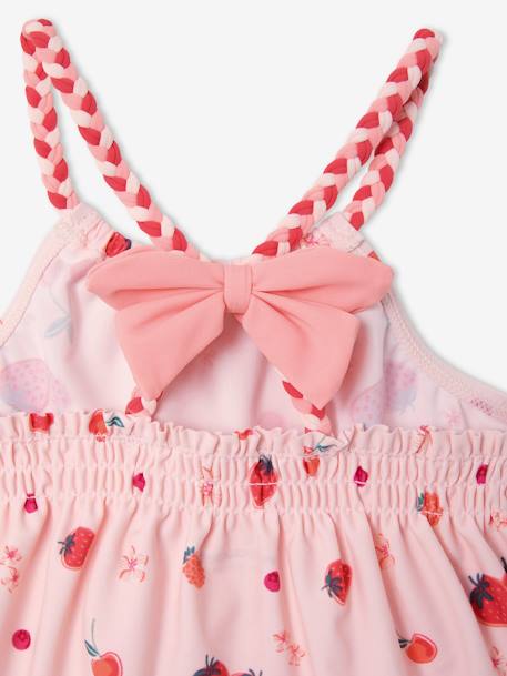 Bikini estampado de frutas, para niña ROSA CLARO ESTAMPADO 