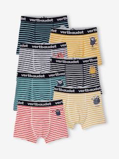 Roupa Interior-Pack de 7 boxers stretch Monstruos Oeko-Tex®, para niño