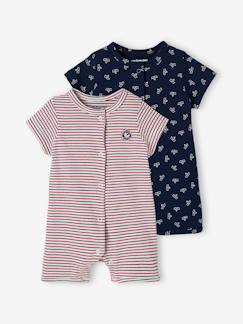 Lotes y packs-Pack de 2 pijamas mono short para bebé niño Oeko Tex®