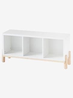 Mueble de almacenaje casita con 5 casilleros blanco - Vertbaudet