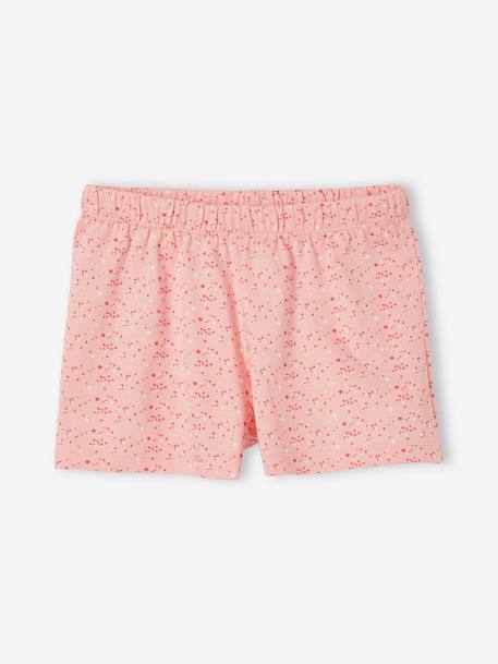 Pack de 2 pijamas con short ROSA MEDIO ESTAMPADO 