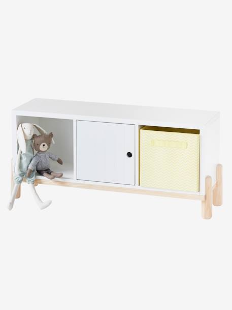 Mueble 3 cajas BLANCO CLARO LISO 