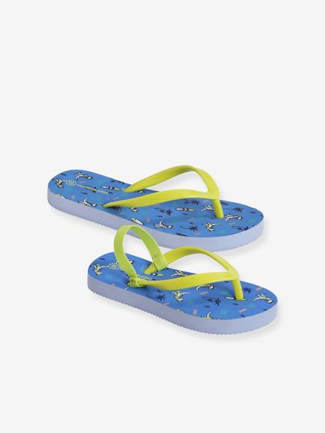 Chanclas estampadas para niño AZUL MEDIO ESTAMPADO 