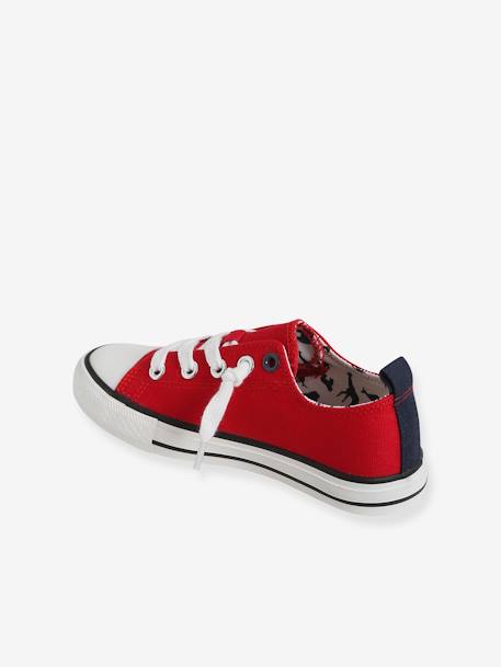 Zapatillas elásticas de lona, para niño AZUL OSCURO LISO+ROJO MEDIO LISO+VERDE CLARO ESTAMPADO 