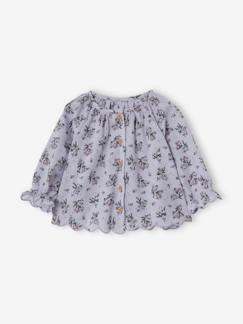 -Blusa estampada y cinta del pelo, para bebé