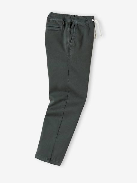 Pantalón chino fácil de llevar, para niño AZUL OSCURO LISO CON MOTIVOS+beige+VERDE MEDIO LISO CON MOTIVOS 