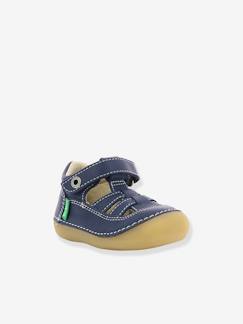 Calzado-Calzado bebé (17-26)-El bebé camina niña (19-26)-Sandalias-Sandalias de piel para bebé Sushy Originel Softers KICKERS®