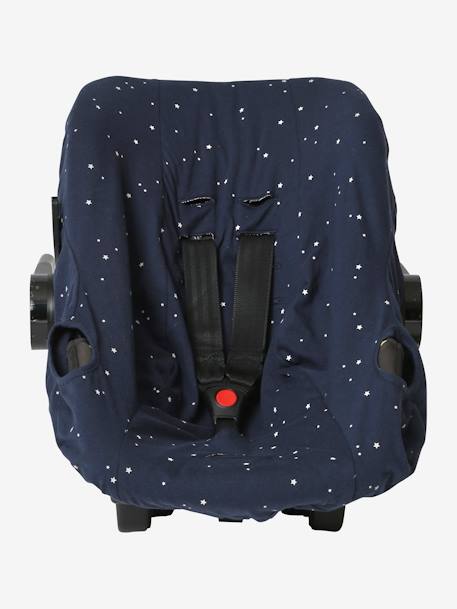 Funda elástica para silla de coche tipo huevo 0+ AZUL OSCURO ESTAMPADO+BEIGE CLARO A RAYAS+BLANCO MEDIO A RAYAS+ROSA MEDIO LISO 