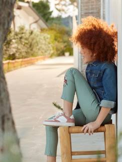 -Treggings bordados MorphologiK para niña, con ancho de caderas Delgado