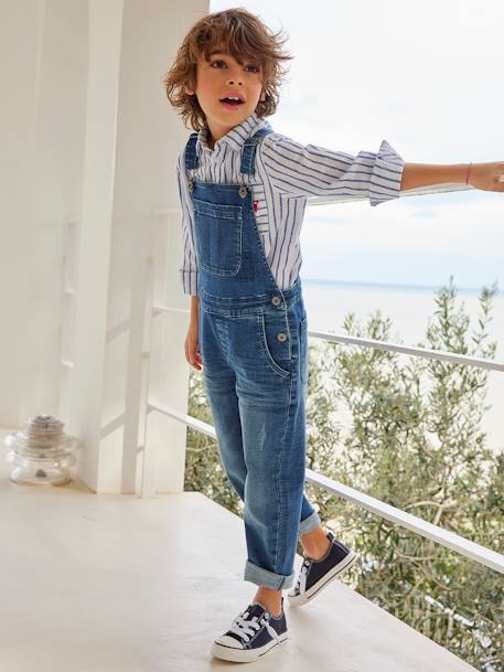 Zapatillas elásticas de lona, para niño AZUL OSCURO LISO+ROJO MEDIO LISO+VERDE CLARO ESTAMPADO 