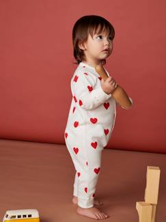 -Pelele Corazones de algodón orgánico para bebé PETIT BATEAU