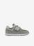 Zapatillas con cierre autoadherente PV574EVG NEW BALANCE® infantiles GRIS MEDIO LISO 