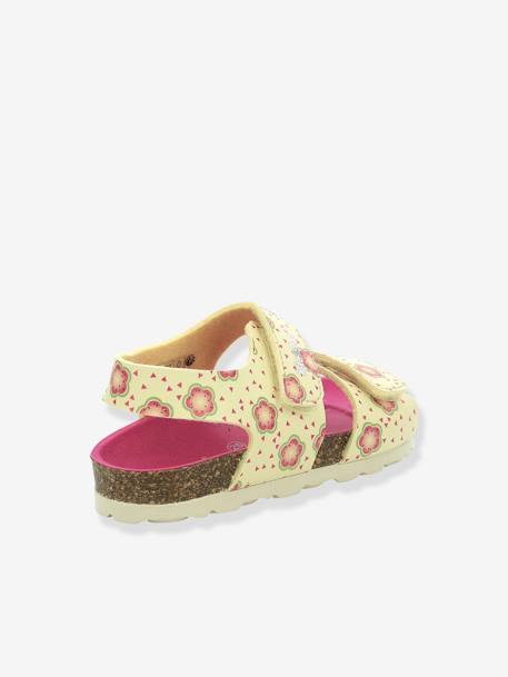 Sandalias Summerkro Summerkick KICKERS® AMARILLO CLARO ESTAMPADO+ROSA CLARO ESTAMPADO 