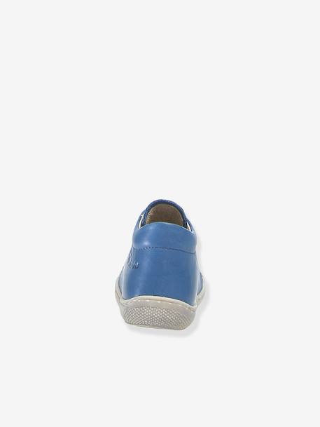 Botines para bebé niño Cocoon Nappa Spazz.Sole NATURINO® Primeros Pasos AZUL CLARO LISO 