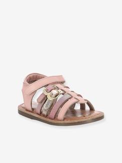 Calzado-Calzado niña (23-38)-Sandalias de piel Diveta KICKERS®