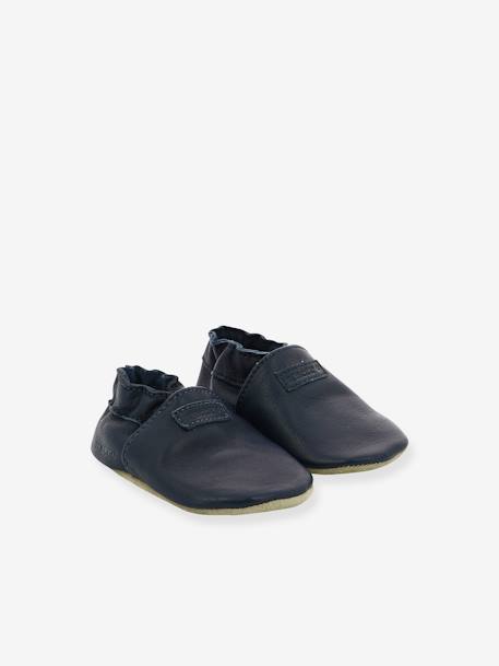 Zapatillas patucos Soft Soles Myfirst ROBEEZ© AZUL OSCURO LISO 