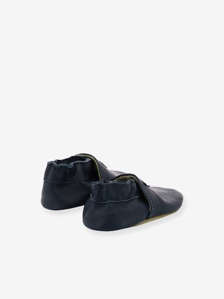 Zapatillas patucos Soft Soles Myfirst ROBEEZ© AZUL OSCURO LISO 