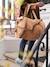 Bolso cambiador Baby Roll de peluche BEIGE CLARO LISO 