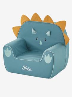 Ideas de Decoración - Su universo de 6 - 10 años-Sillón de espuma dinosaurio Triceratops